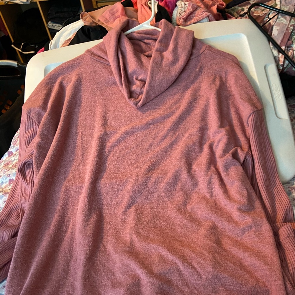 Very soft cowl neck sweater